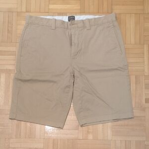 J. Crew Men's Khaki Flat Front Shorts